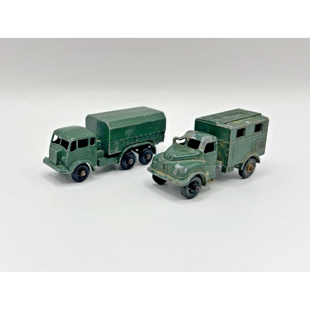 Vintage Lesney Matchbox General Service #62 Military Lorry Truck #68 Radio Truck